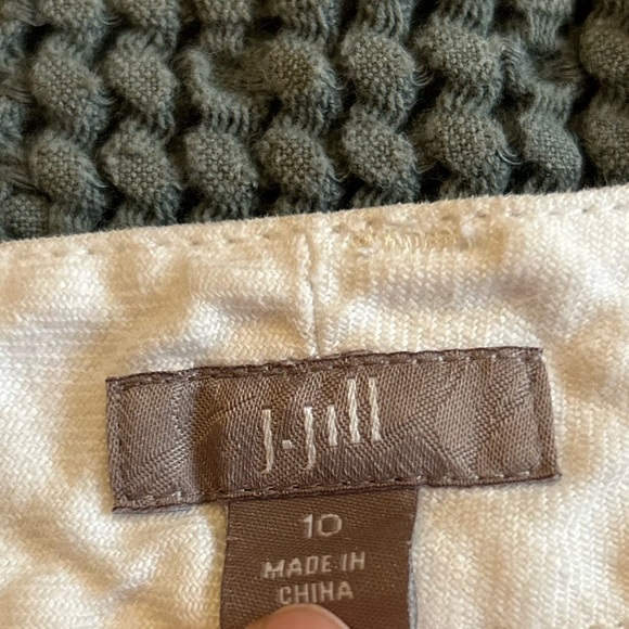J.Jill size 10 linen shorts - Picture 2 of 6